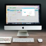 Computer showing Website Design Services